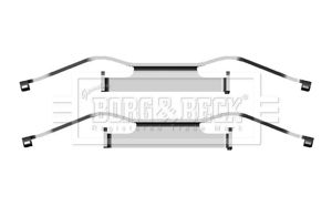 BORG & BECK Комплектующие, колодки дискового тормоза BBK1280